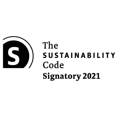 LIGANOVA | GREEN GEN | Certificate | Logo | The Sustainability Code Signatory 2021